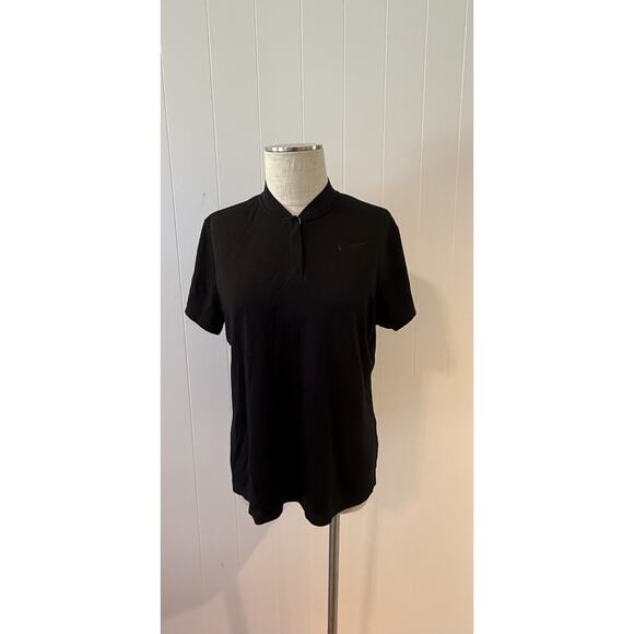Nike Golf Dri-FIT Polo Shirt Black XL Short Sleeve Performance Lightweight Mens - Picture 1 of 10